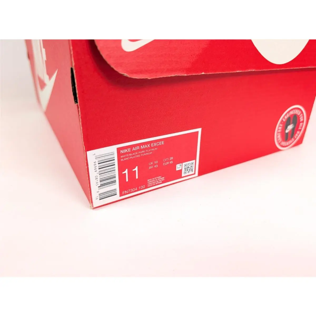 Nike shoes - Nike Air Max Excee - Air Max Excee - FN7304-100 - WHITE/BLACK-PURE PLATINUM (UPC: 196969081959) 7