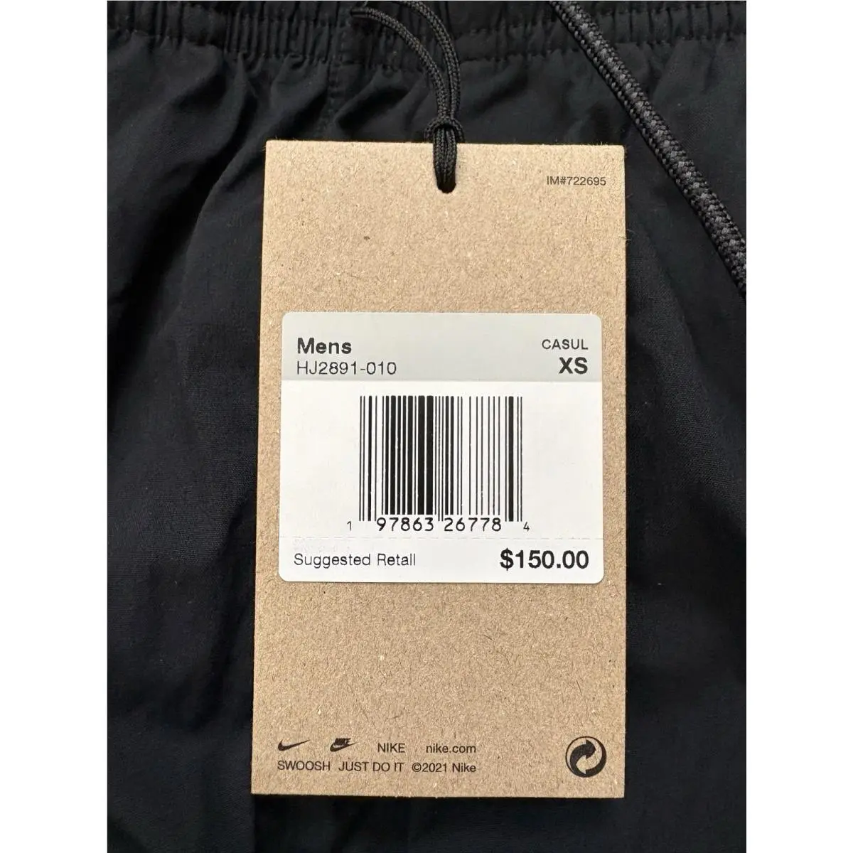 Nike clothing - HJ2891010 - HJ2891010 - Black (UPC: 0197863267784) 2