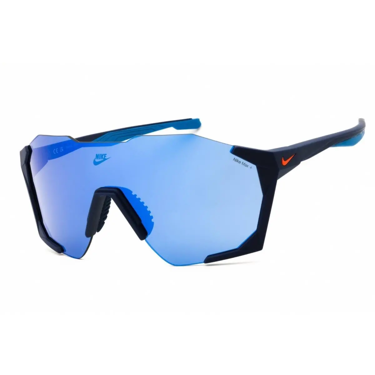 Unisex Sunglasses Matte Blue Void Plastic Frame Charged Shield IB3518X 492 by Nike