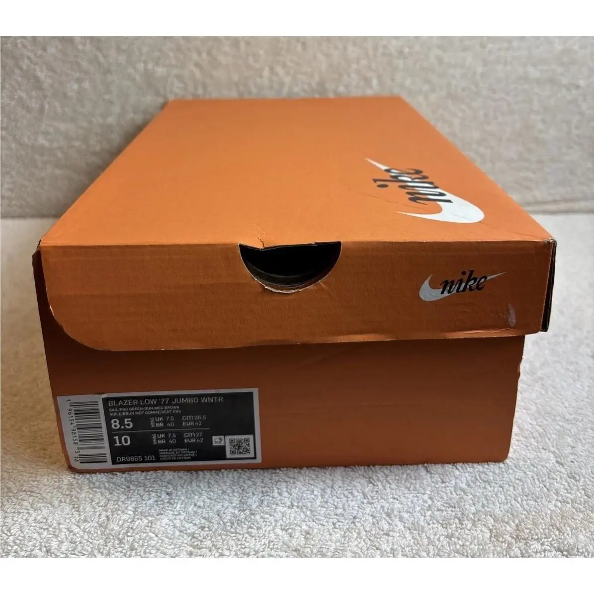 Nike shoes - Nike Blazer Low `77 Jumbo - DR9865-101 - White 10