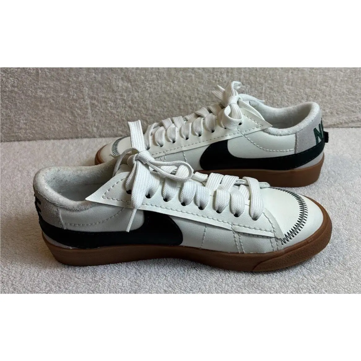 Nike shoes - Nike Blazer Low `77 Jumbo - DR9865-101 - White 2