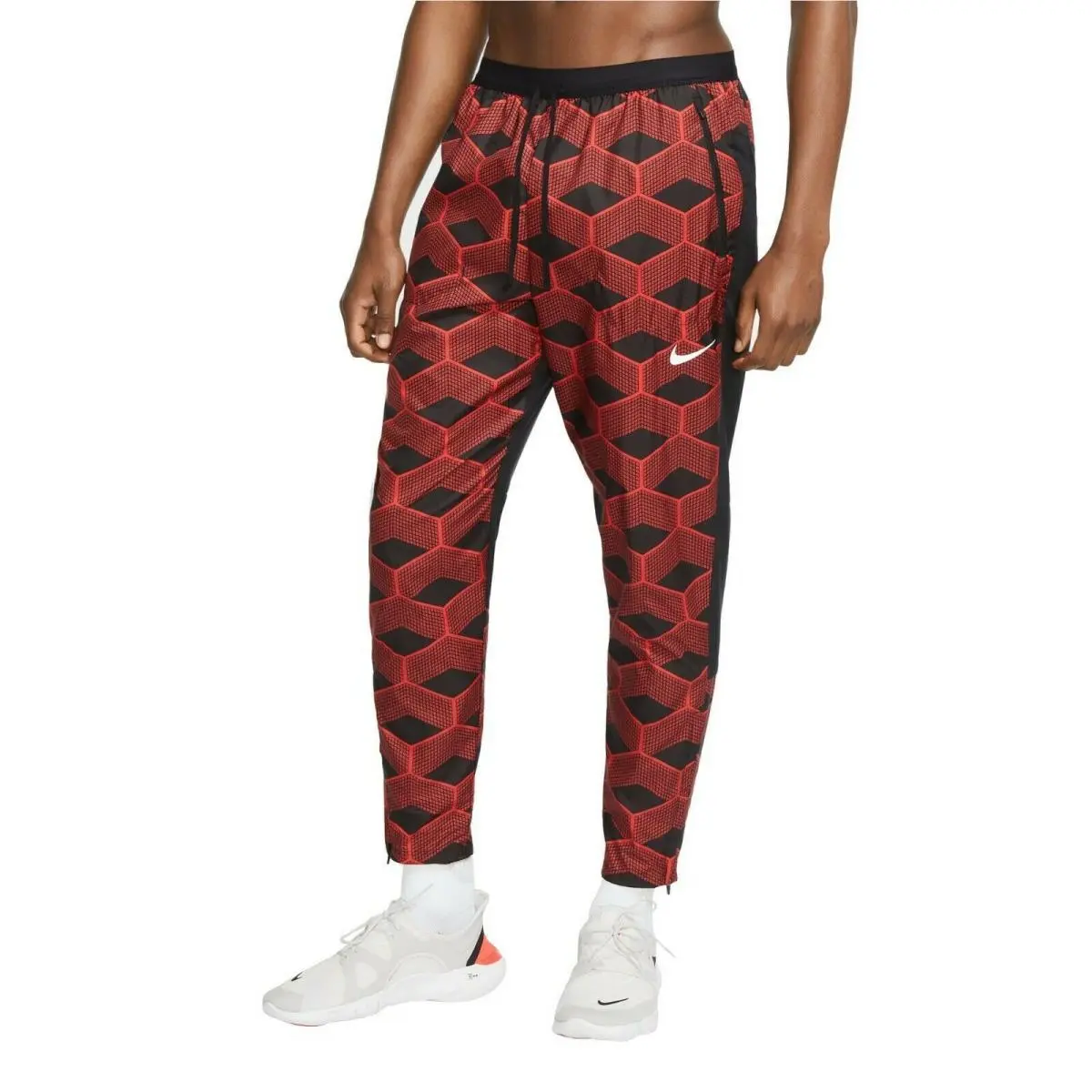 Pro Running Team Kenya Mens Shield Track Pants Red Black Size S CV0398-673 by Nike