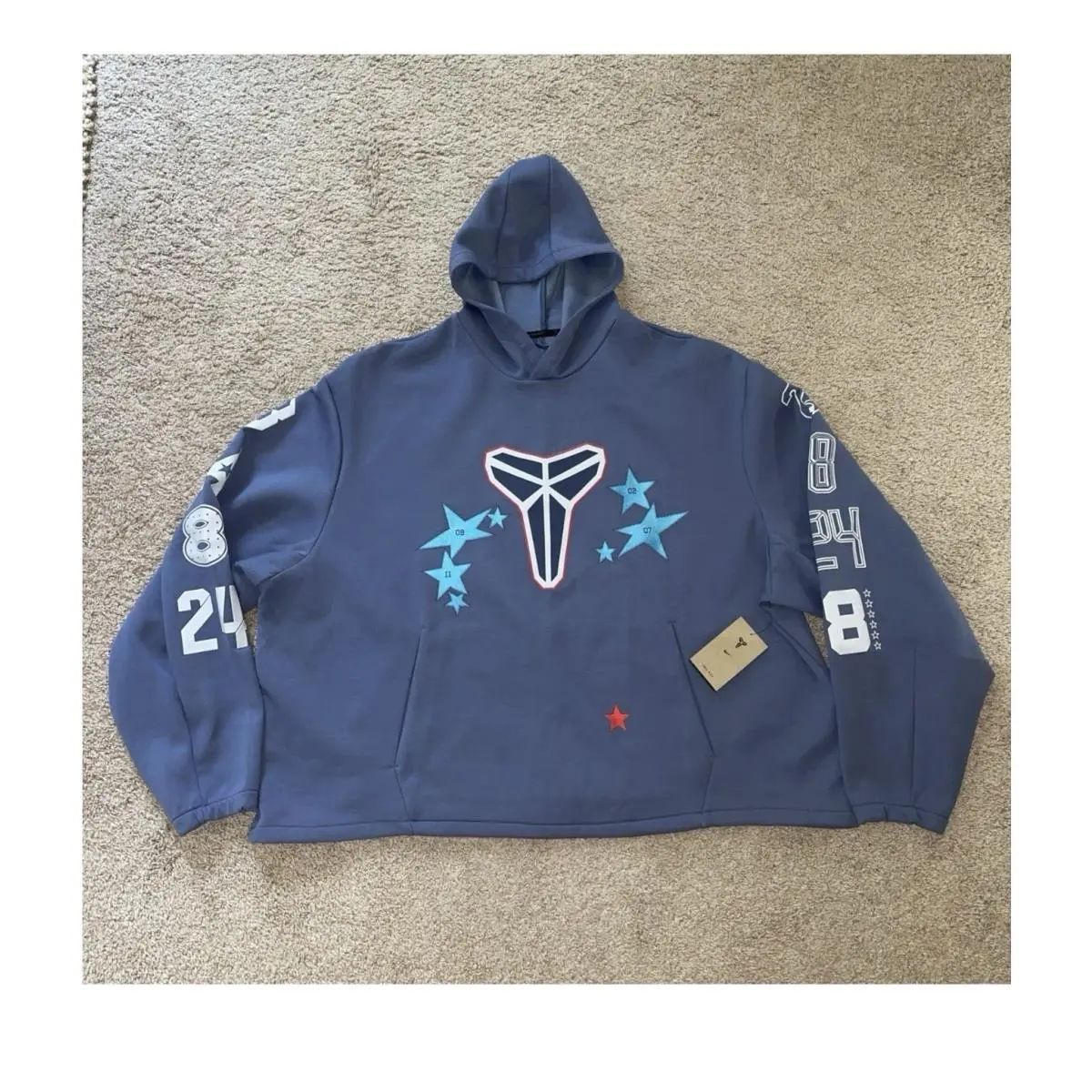 Kobe Pullover Hoodie All Star Weekend Blue Men`s Sz XL IO0295-491 by Nike