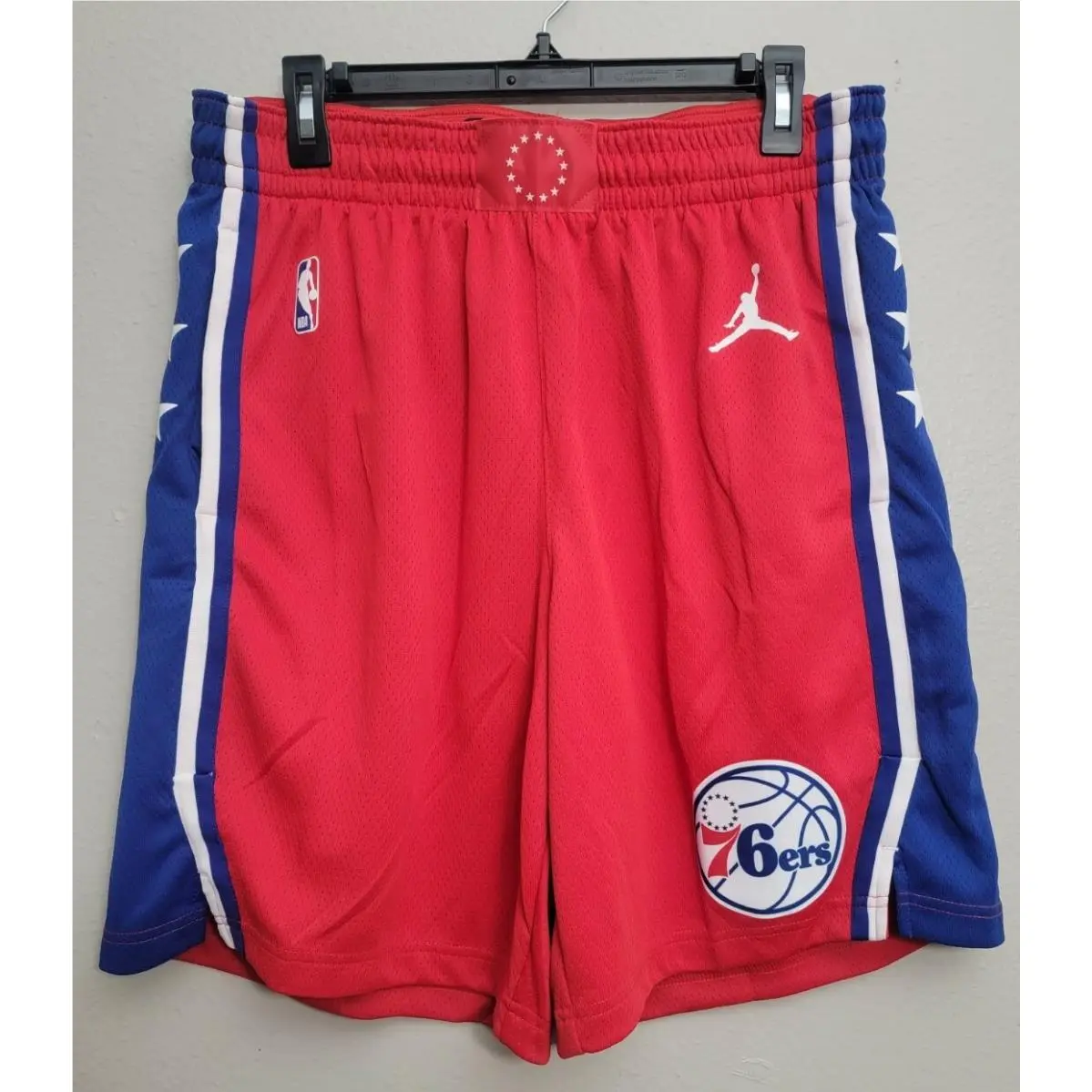 Jordan Philadelphia 76ers Statement Shorts Mens Size Large CV9573 657 L by Nike