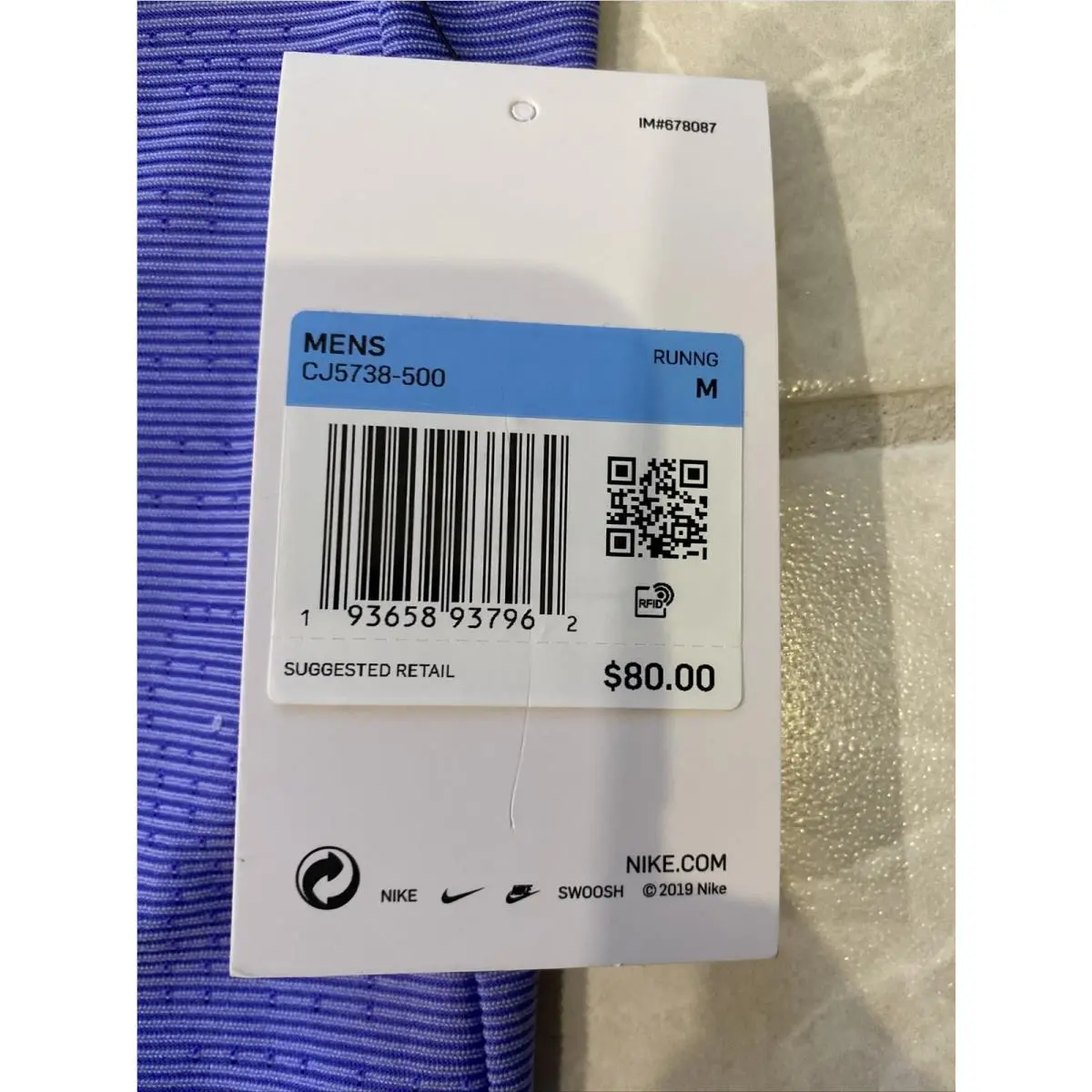 Nike clothing - SPORTS TECH - SPORTS TECH - Purple (UPC: 0193658937962) 2