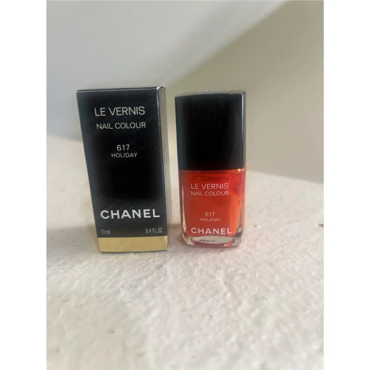 Chanel Le Vernis Nail Colour 617 Holiday Long Wear Chanel Orange Nail Polish