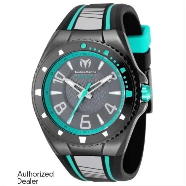 Technomarine Mens 40mm Racing Legends Miami Vice Green/black Quartz Ltd ED Watch