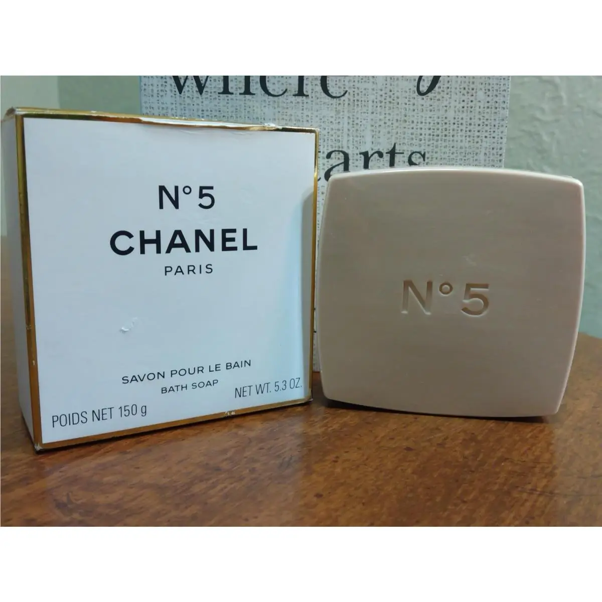 No5 Bath Soap 5.3 oz 150g Savon Pour Le Bain Full Size France Nip by Chanel