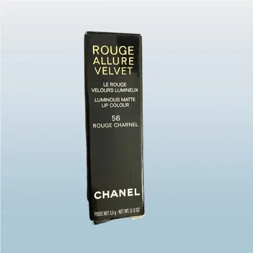 Chanel Rouge Allure Velvet Lipstick 56 Rouge Charnel 0.12 OZ X