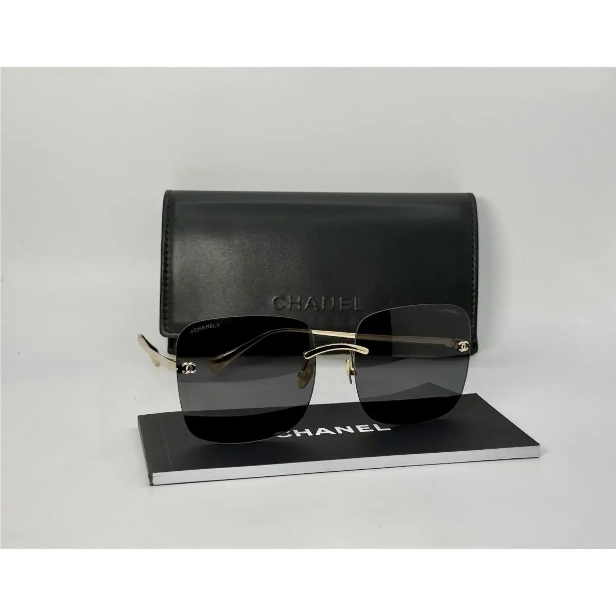Sunglasses CH4287T c.395/S4 Titanium Rimless 56-17-140 by Chanel