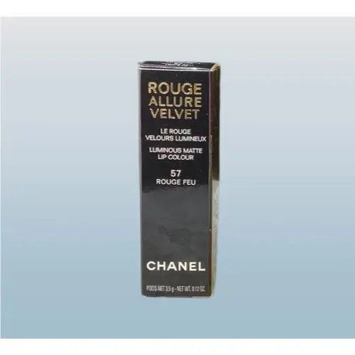 Chanel Rouge Allure Velvet Lipstick 57 Rouge Feu 0.12 OZ X