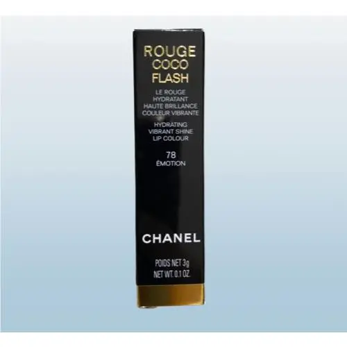Chanel Rouge Coco Flash Lipstick 78 Emotion 0.1 OZ X