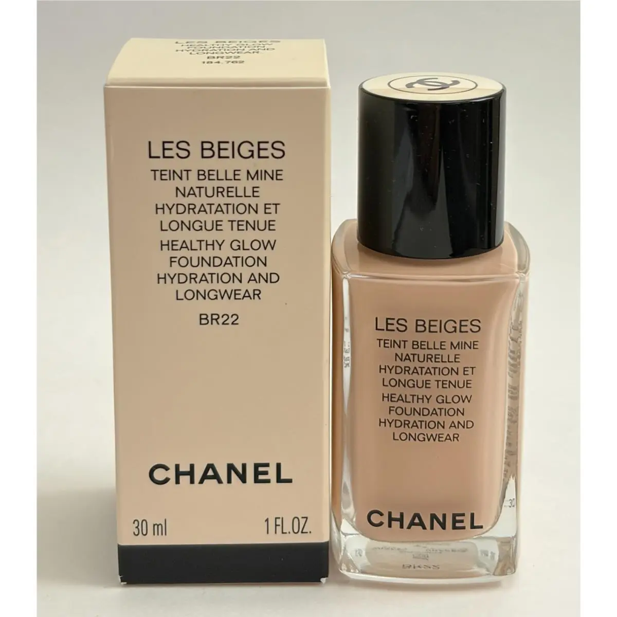 Les Beiges Healthy Glow Hydration Longwear Foundation BR22 1 fl oz 30ml by Chanel