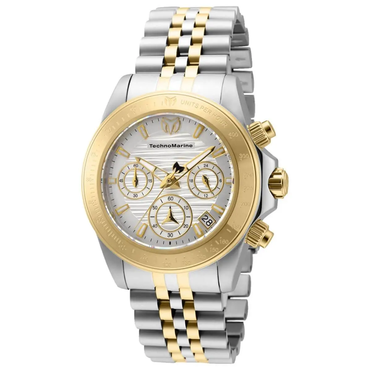 Technomarine Women`s Watch Manta Ray Chronograph Two Tone Bracelet TM-219027 by TechnoMarine
