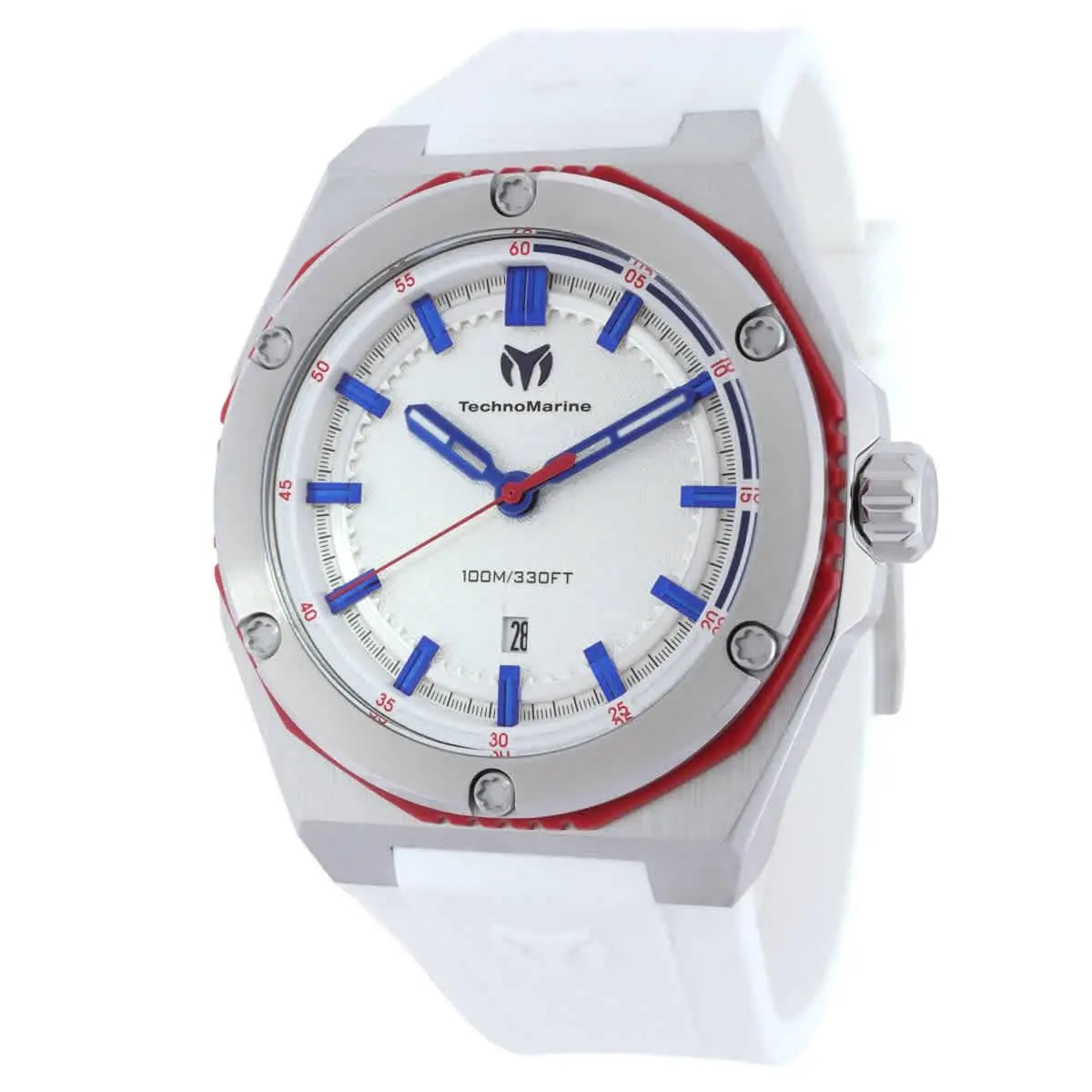 Technomarine TM-416066 Coral Silver-tone Dial 45 mm Men`s Watch by TechnoMarine