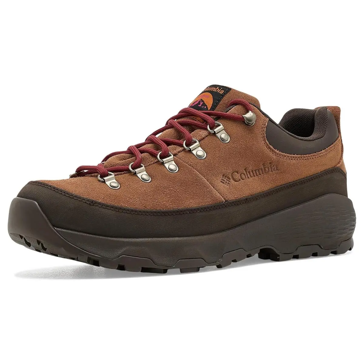 Man`s Sneakers Athletic Shoes  Newton Alpine Low Grizzly Bear/Red Oxide by Columbia