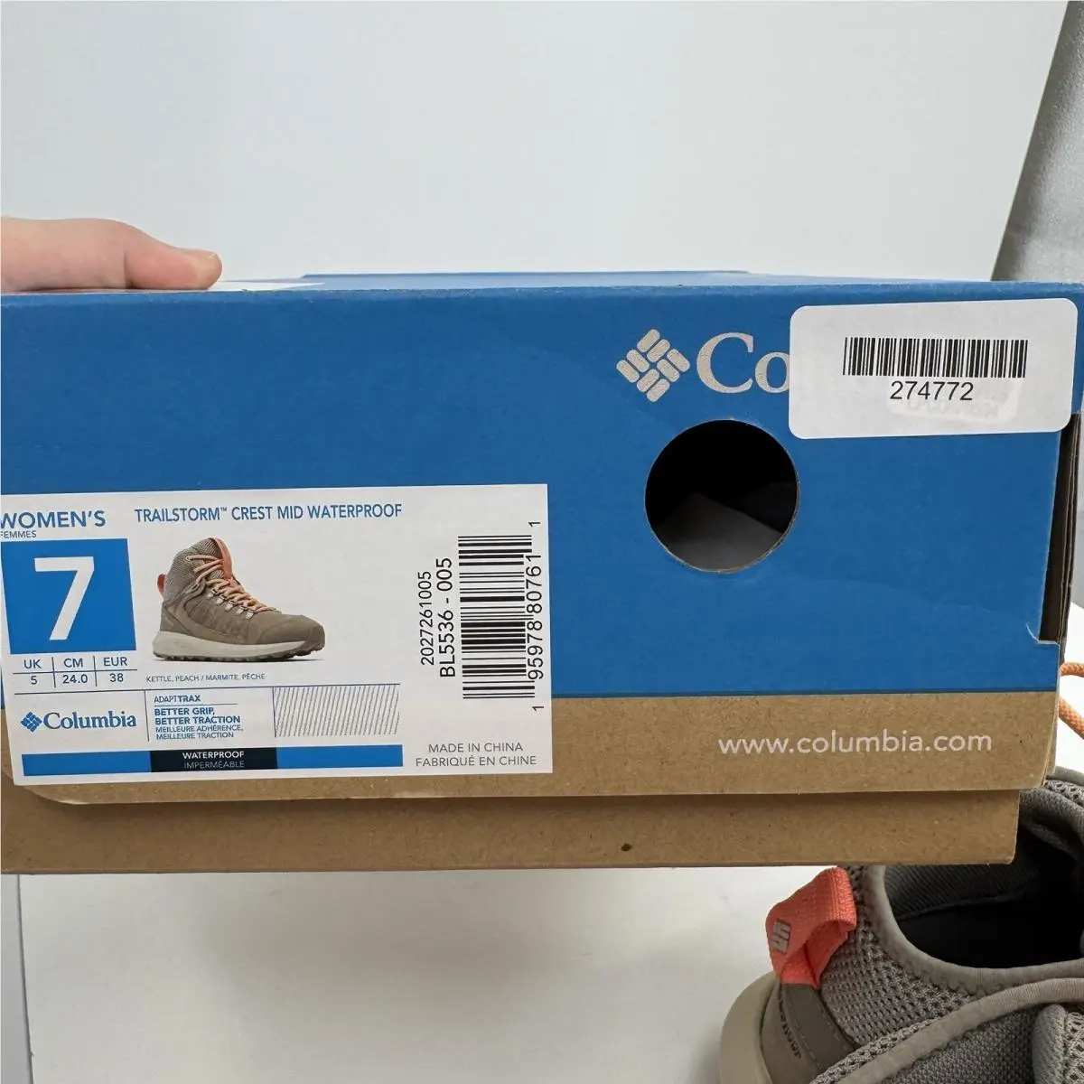 Columbia shoes - Trailstorm Crest - Trailstorm Crest - Brown (UPC: 195978807611) 5
