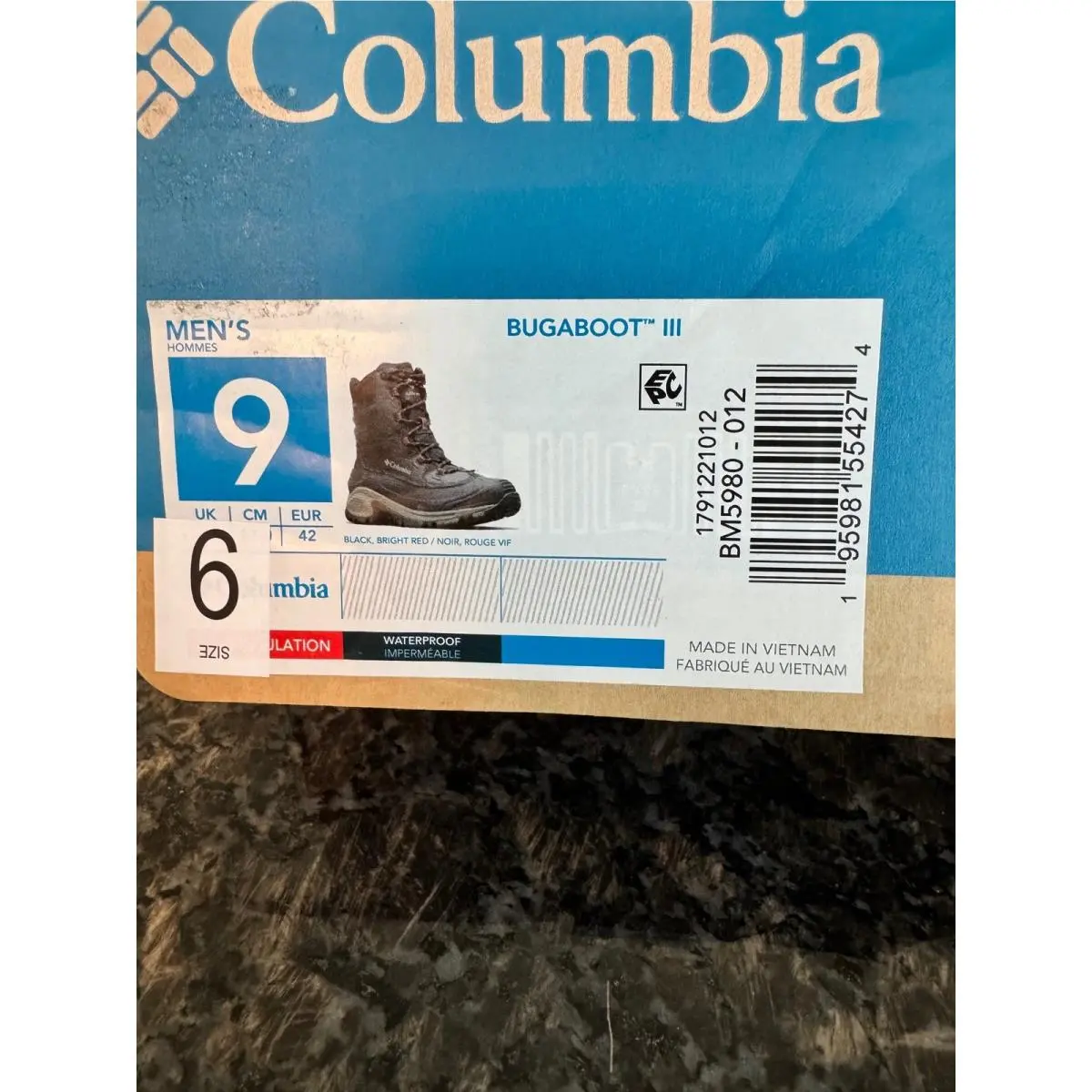 Columbia shoes - Bugaboot III - Bugaboot III - Black 0