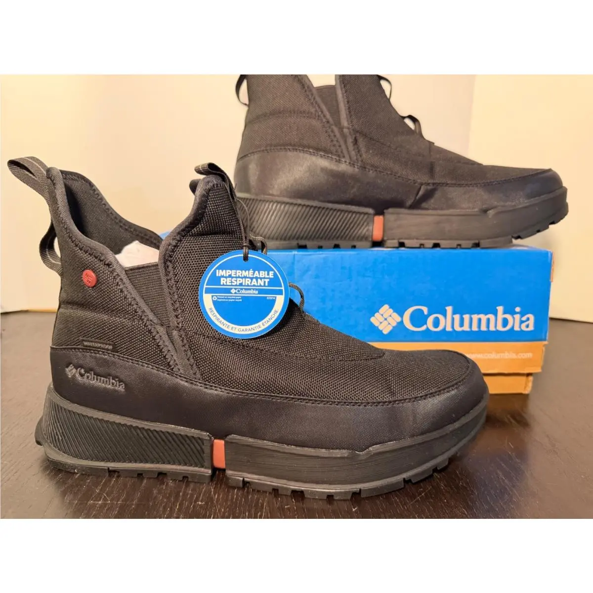 Hyper-boreal Metro Waterproof Boots Black Charcoal Mens 9 by Columbia