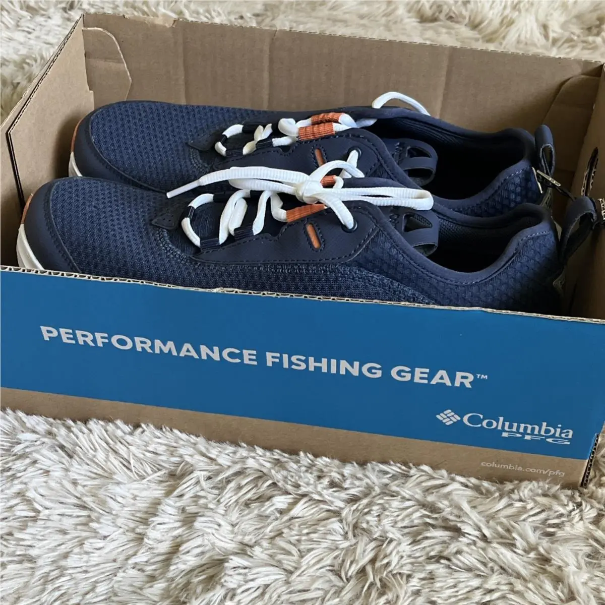 Columbia shoes - COLUMBIA CASTBACK PFG OMNI MAX - 2063101-466 - Blue (UPC: 0195980554183) 6
