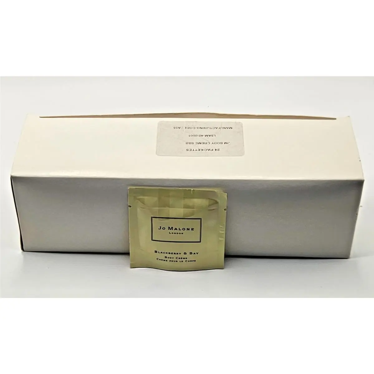 Blackberry Bay Body Creme 5.52 oz Total Case 24 Travel Packets by Jo Malone