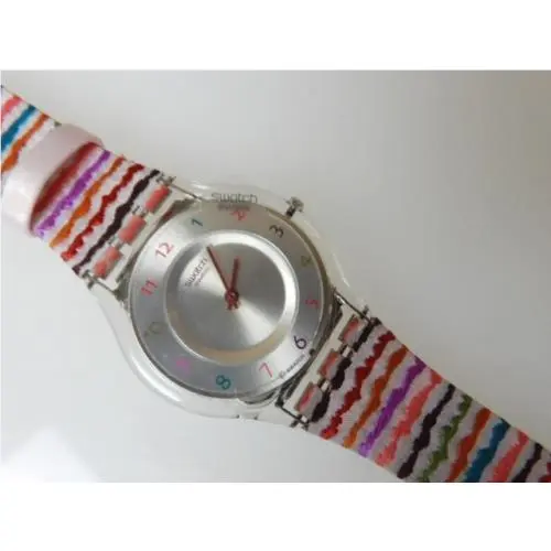 Sliding Waves Swatch Skin with Colorful Wavy Lines Nib-rare