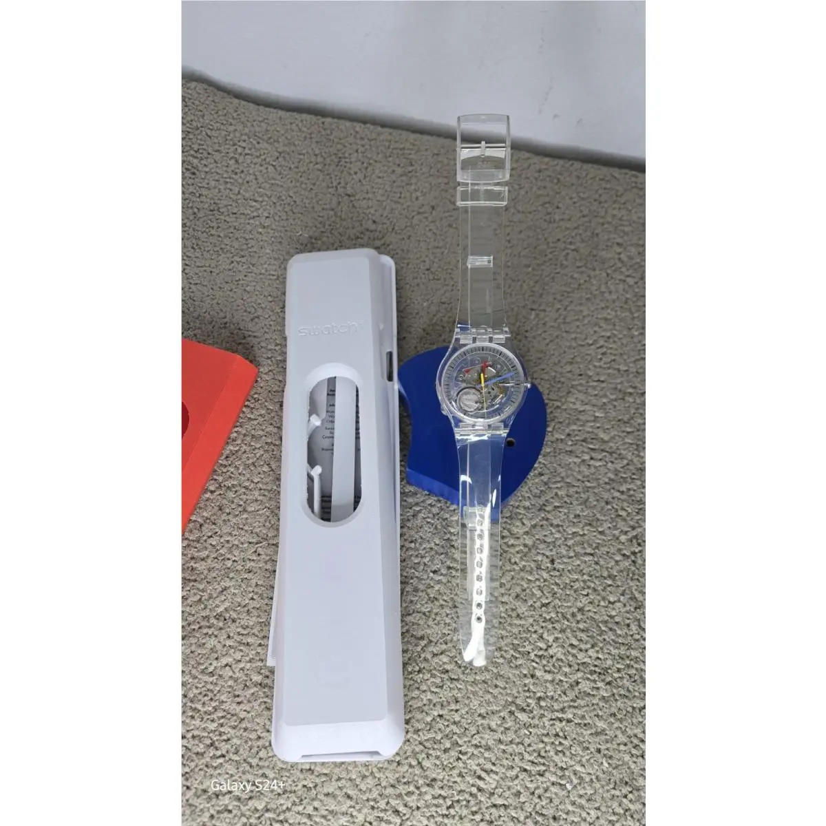 Swatch New Gent Gent Clearly SO29K100 Transparent Watch