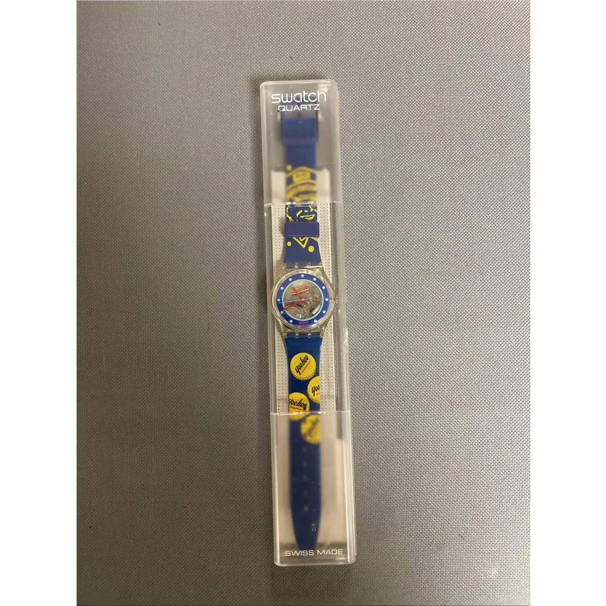 Vintage Nos 1993 Swatch Watch Yoo-hoo Chocolate Drink Logo + Battery 390