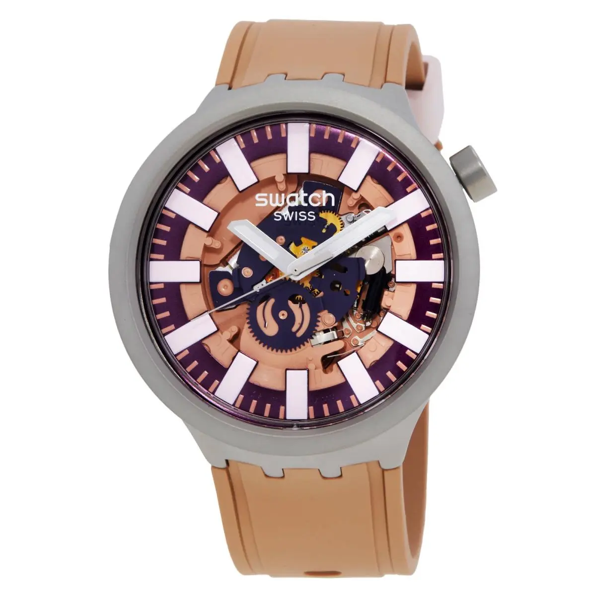 Swatch Terracotta Tide Quartz Unisex Watch SB07S119