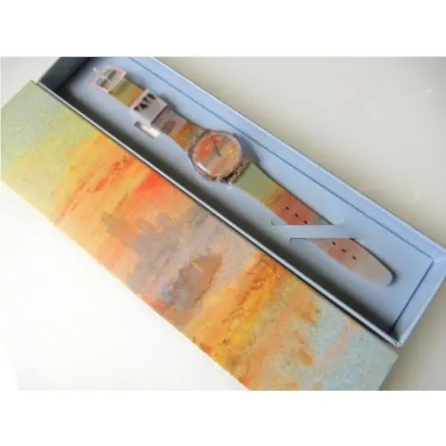 Turner`s Scarlet Sunset Iconic Art Swatch with Art Sleeve by Jmw Turner-nip