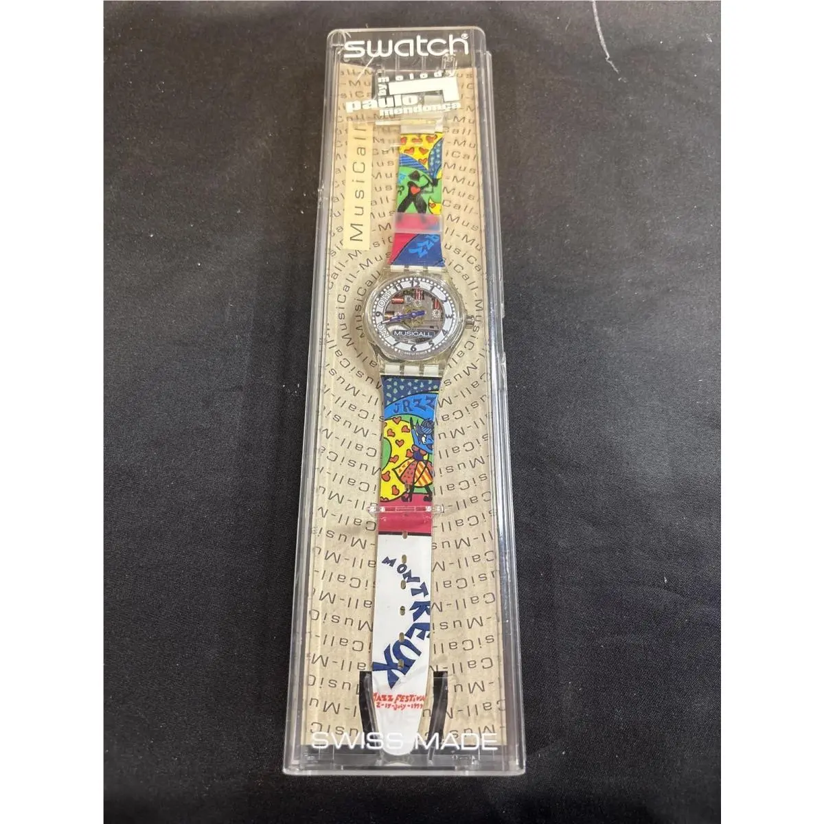 Swatch Watch Musicall Paulo Mendonca SLK110C Montreux Jazz Festival 1996