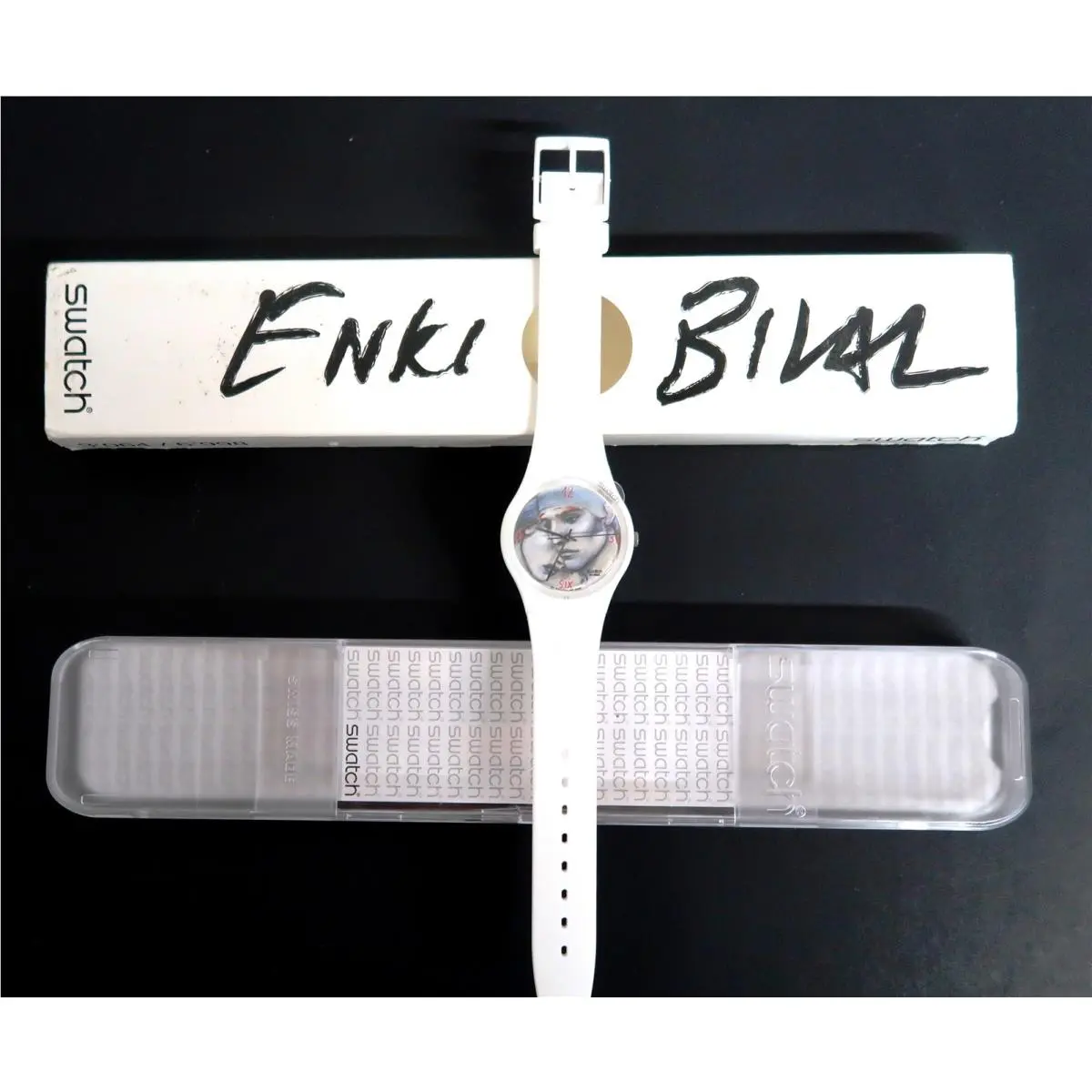 Swatch Watch Into Each Other GZ218S w/ Case Papers 2010 Numbered Edition