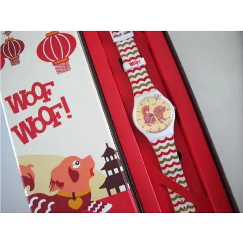Swatch New Gents Woof Swatch Gents 2018 Chinese Year Year OF The Dog Pkg Nip-rare