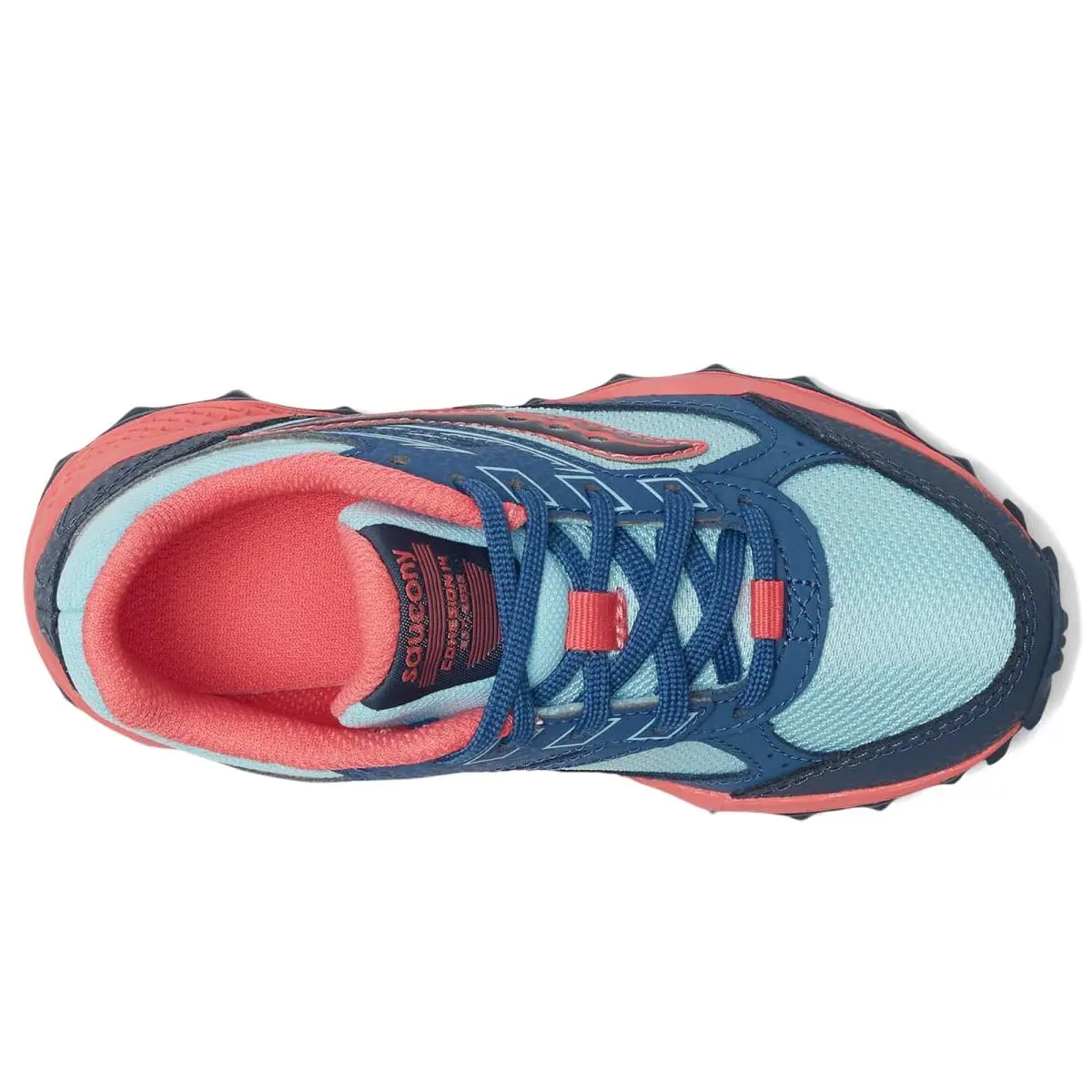 Saucony shoes - Aqua/Coral 0
