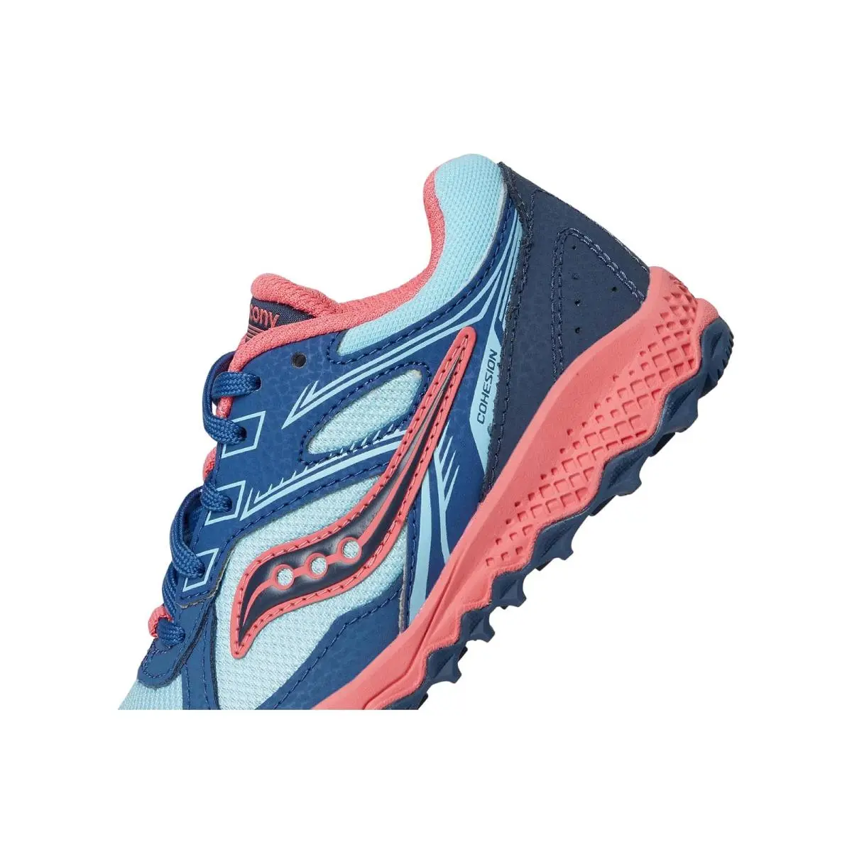 Saucony shoes - Aqua/Coral 4