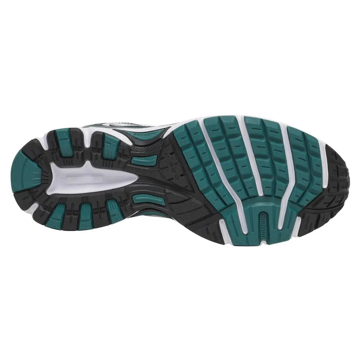 Saucony shoes - White/Green 3
