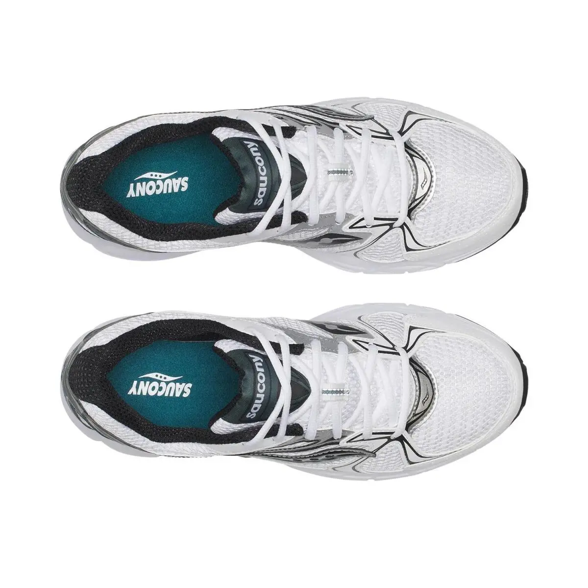 Saucony shoes - White/Green 4