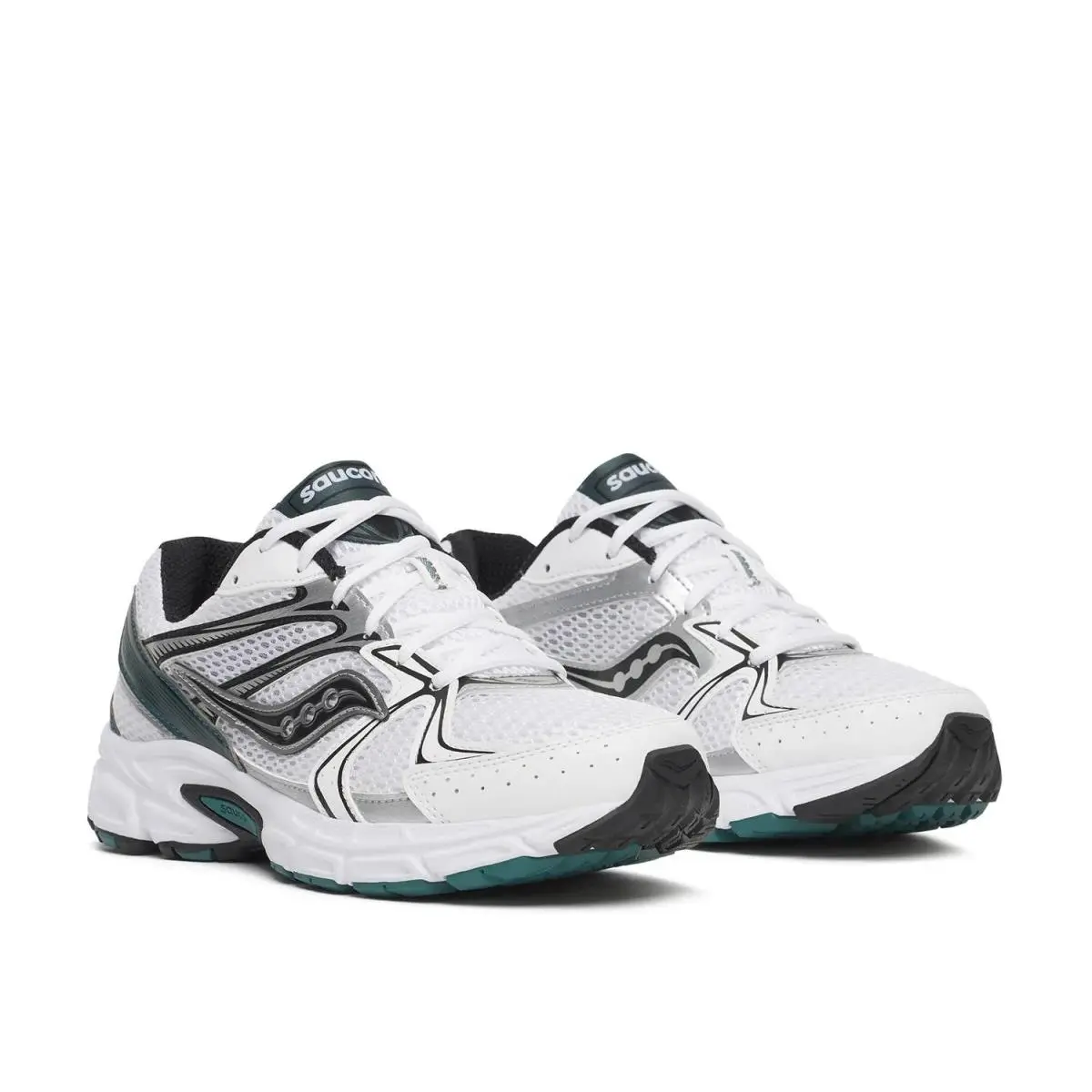 Saucony shoes - White/Green 5
