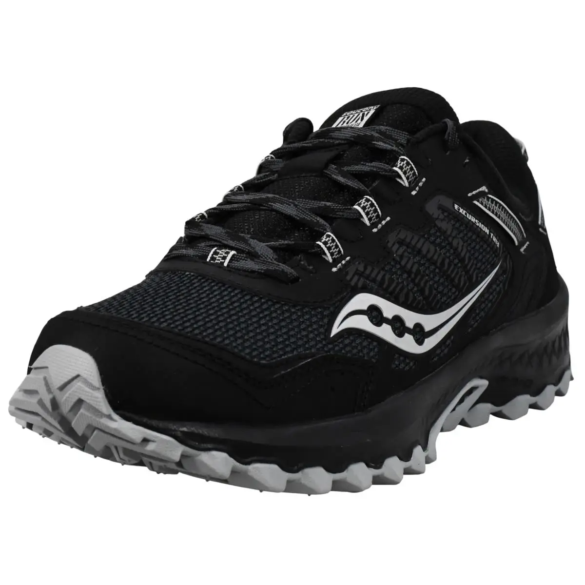 Saucony Men`s Versafoam Excursion TR13 Black/orange Running Shoe 13 M US