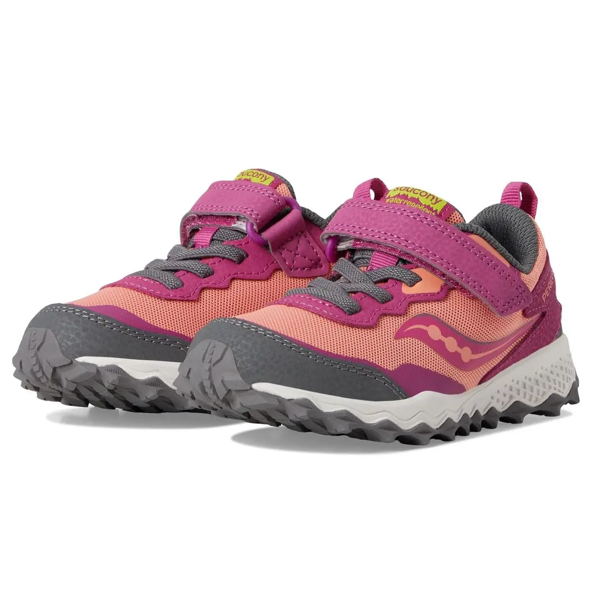 Saucony shoes - Berry/Coral 6