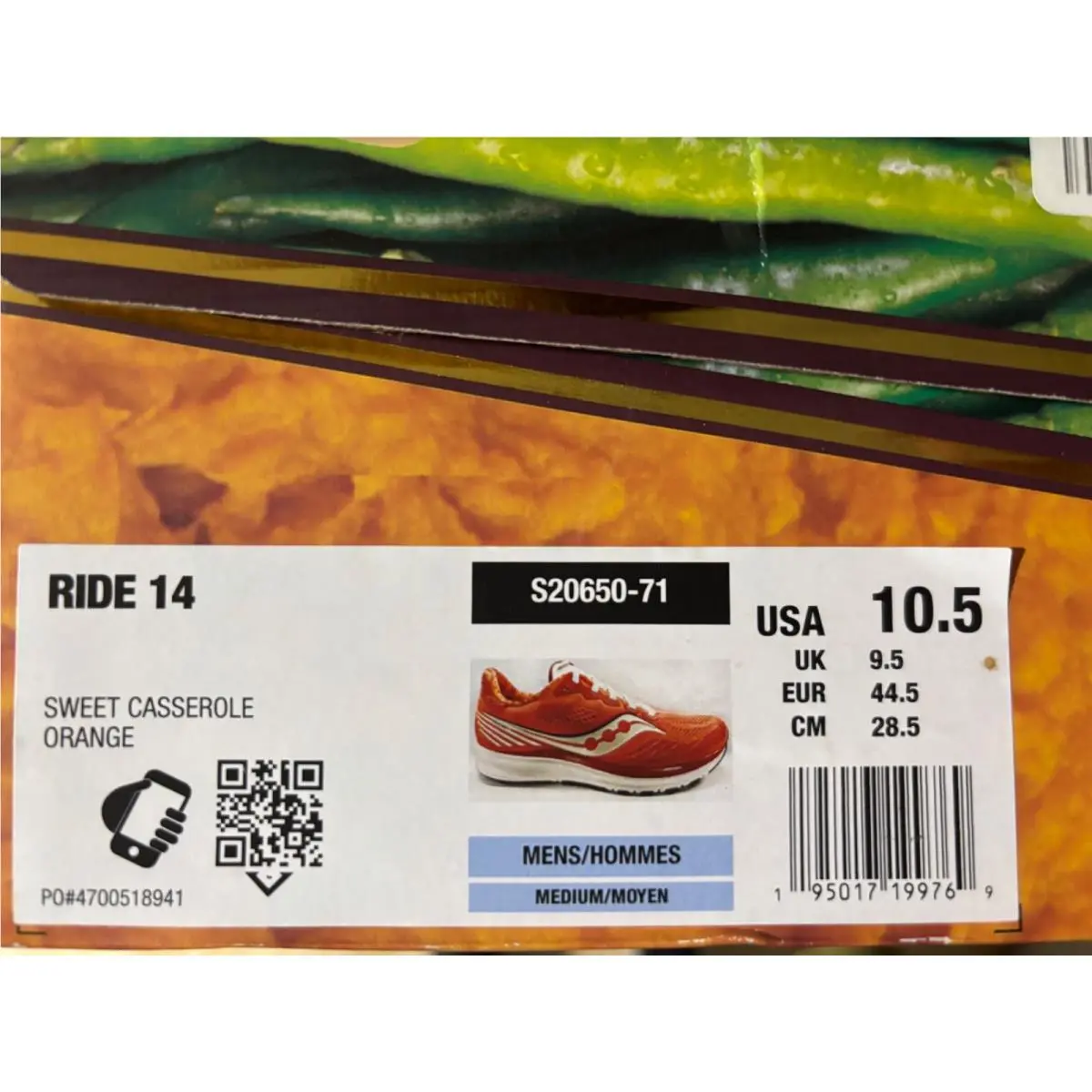 Saucony shoes - Saucony Ride 14 - Ride - S20650-17 - Orange 20