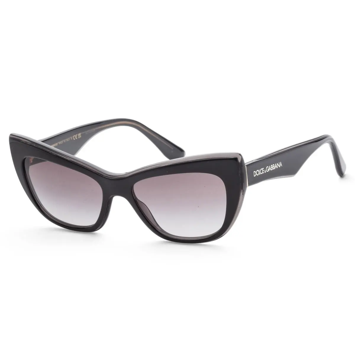 Dolce Gabbana Women`s 54mm Black Transparent Grey Sunglasses DG4417-32468G-54 by Dolce & Gabbana