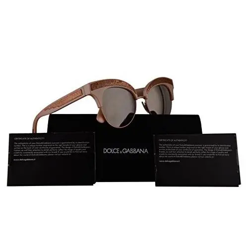Dolce Gabbana DG6109 Sunglasses Pearl Pink W/gold Mirror Lens 3099/5A DG 6109 by Dolce & Gabbana