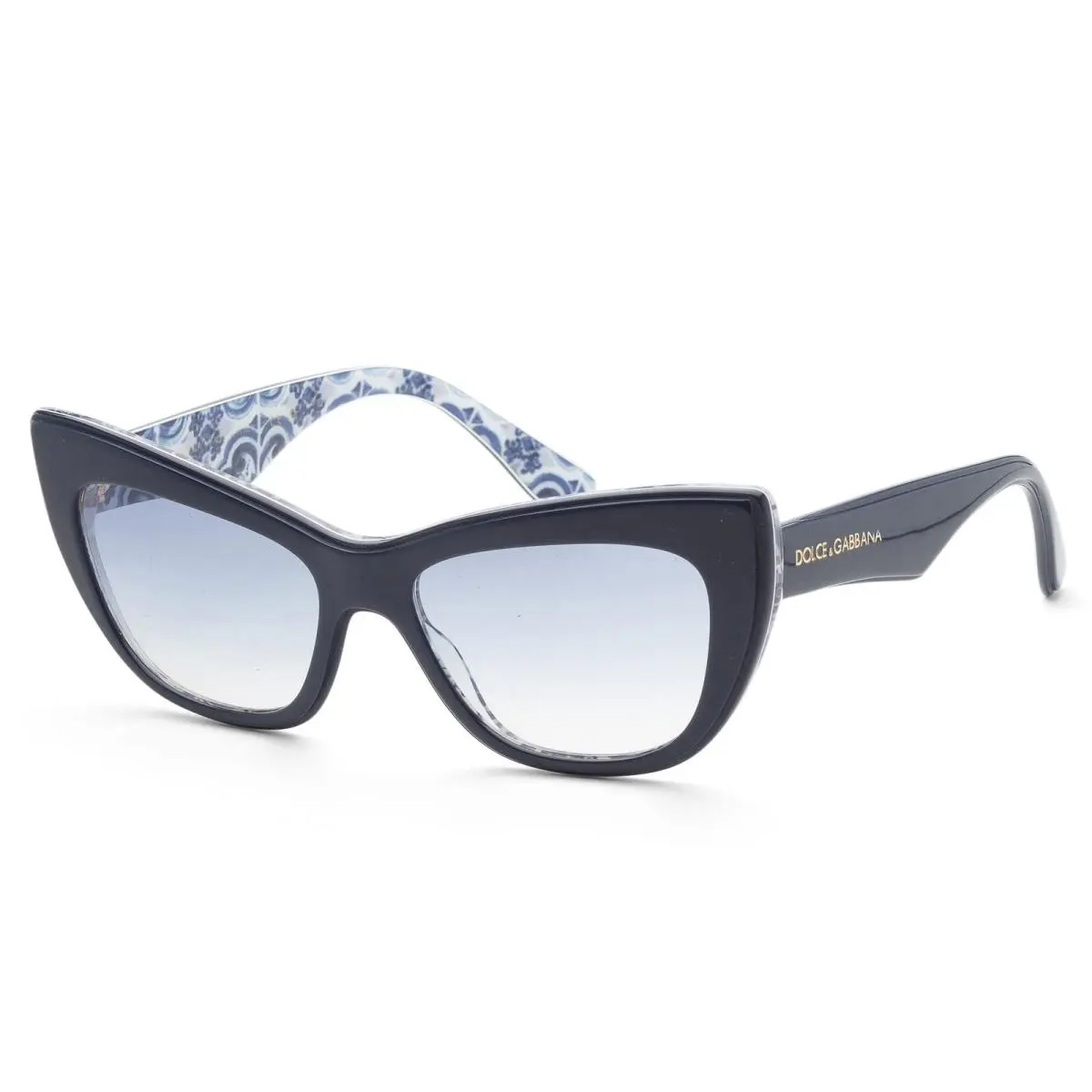 Dolce Gabbana Women`s 54mm Blue On Blue Maiolica Sunglasses DG4417-341419-54 by Dolce & Gabbana