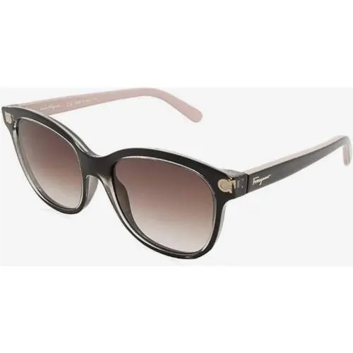 SF 834 Sunglasses 55-18-140 Italy Blk Taupe SF834S-001 by Salvatore Ferragamo