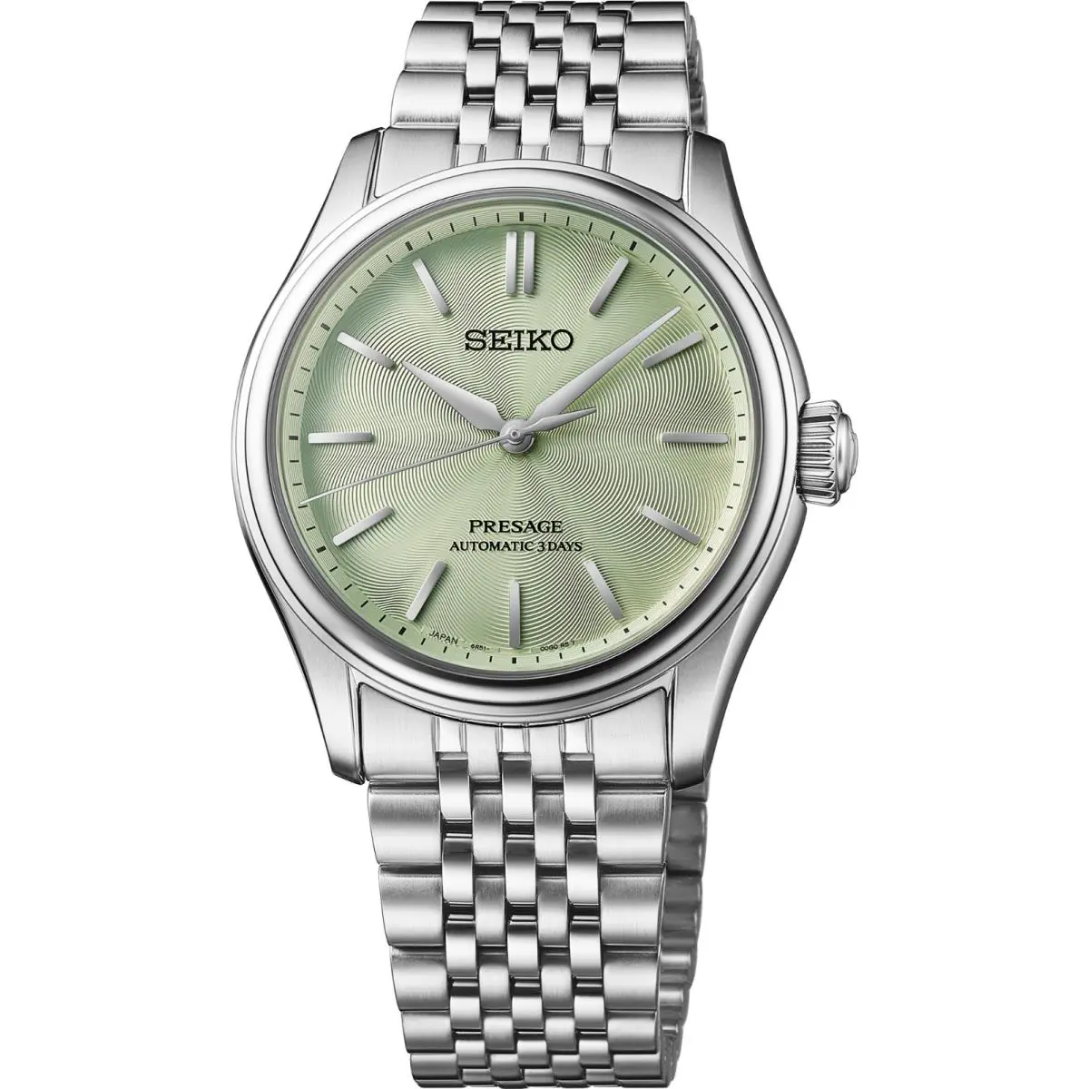 Presage Classic Series Green Dial Stainless Men`s Watch HCC002 by Seiko