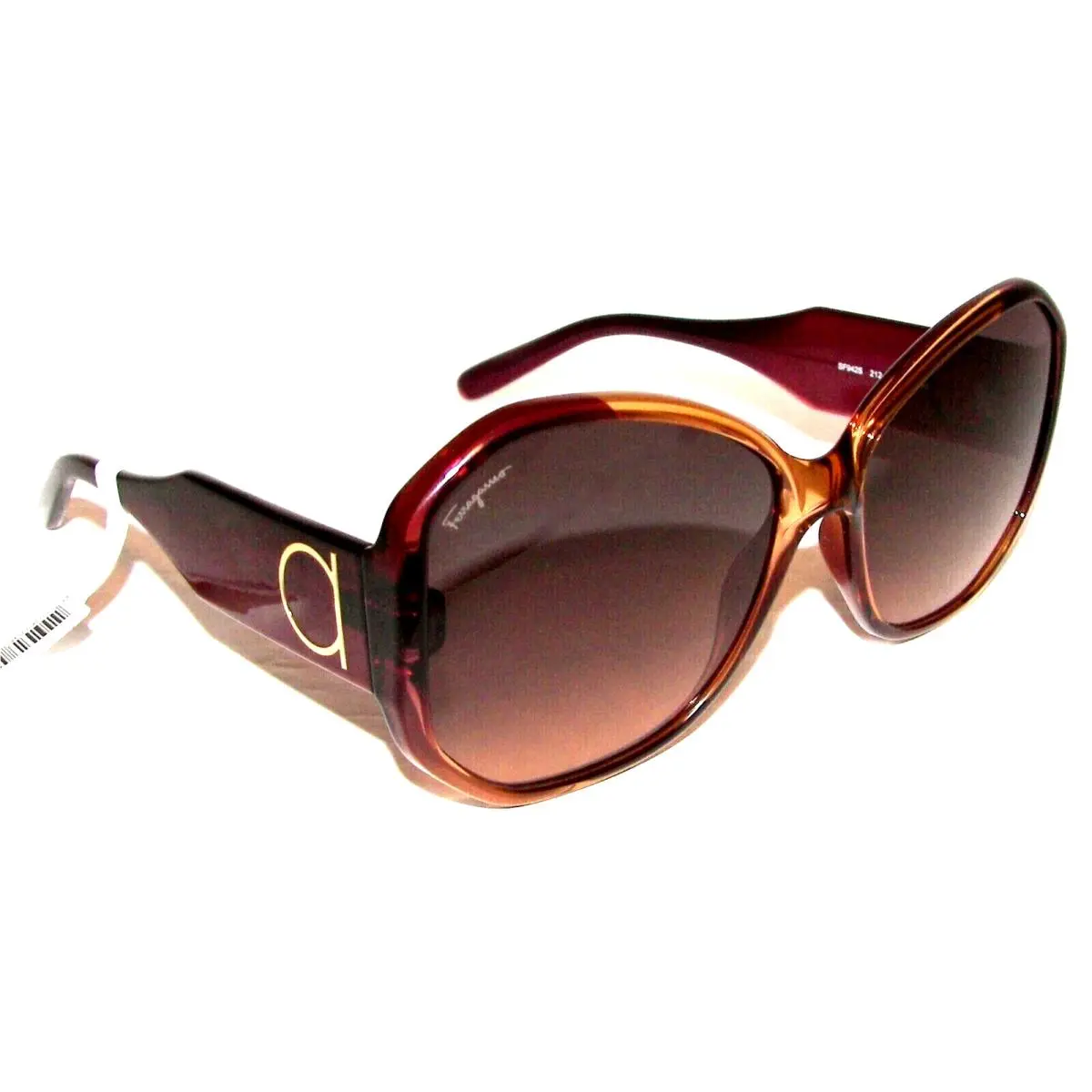 Vine Caramel Gradient Sunglasses Made in Italy by Salvatore Ferragamo