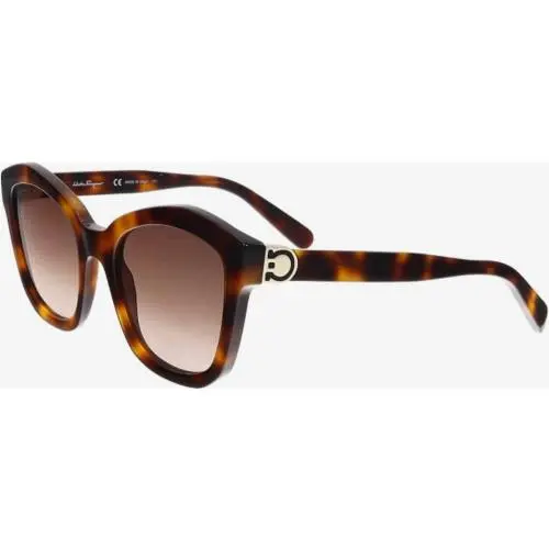 Sunglasses 54-21-140 SF 861 Havana Grad SF861/S-214 by Salvatore Ferragamo