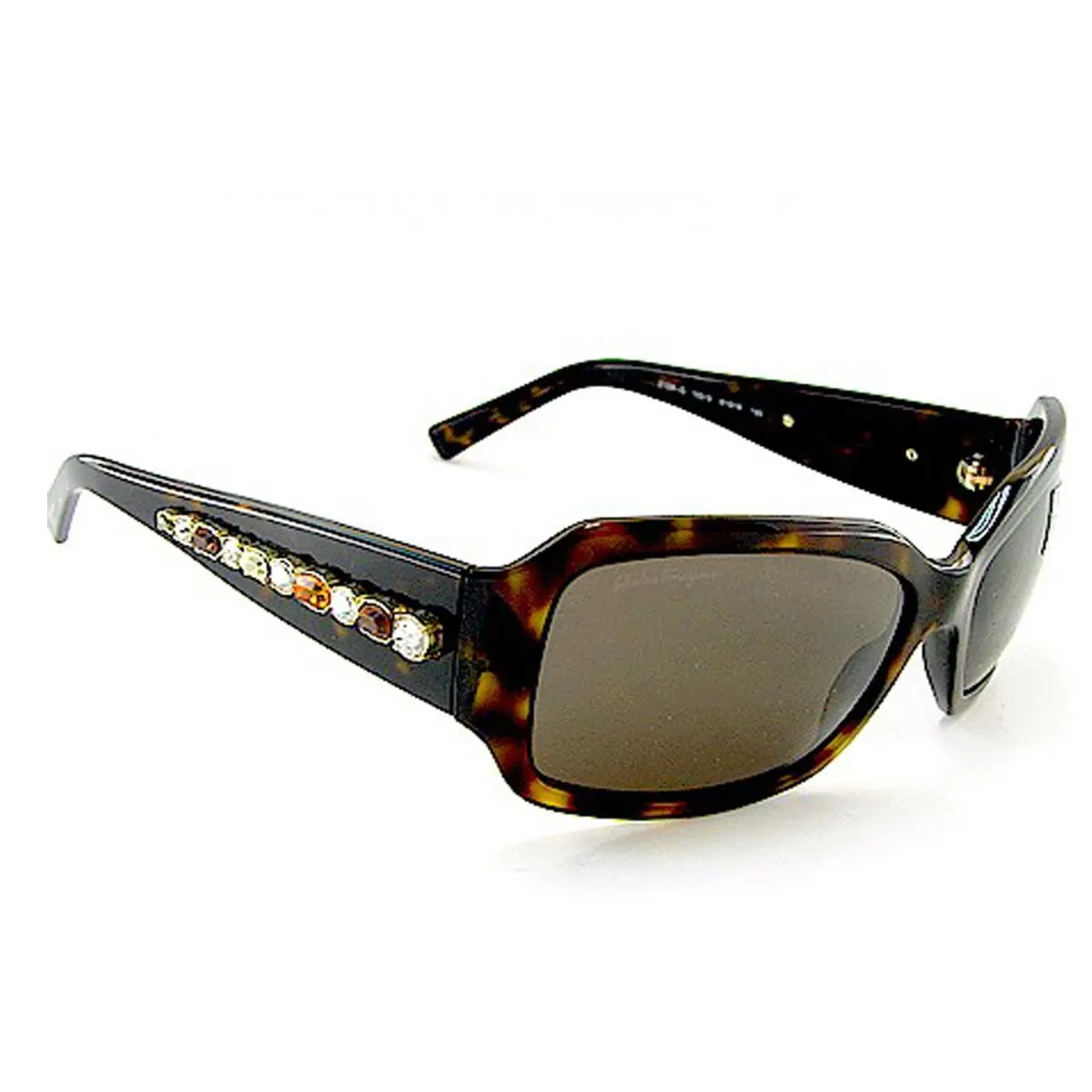 2128 2128G Sunglasses Brown 2128G-102/3 by Salvatore Ferragamo