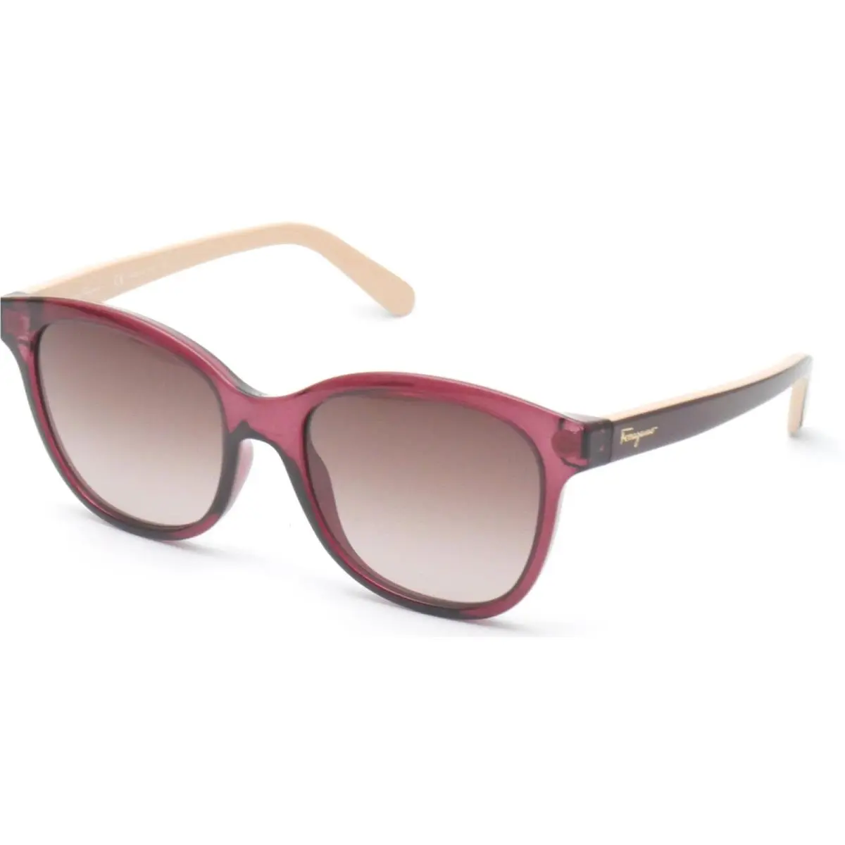 SF 834S Sunglasses 55-18-140 Italy Crystal Wine SF834S-606 by Salvatore Ferragamo